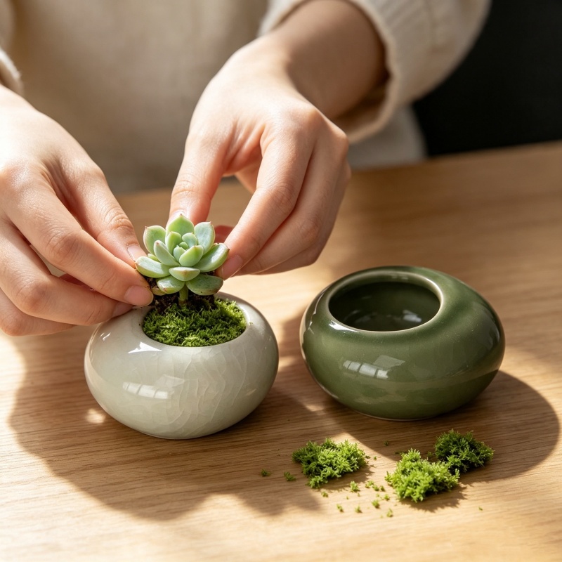 Mini Vaso per Piante con Effet - Echeveria Succulent recensione e prezzo